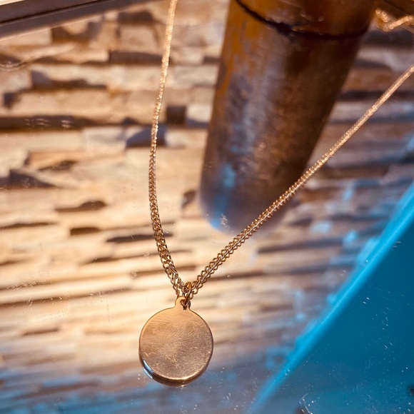Minimalistic’Round pendant necklace’ - Picture 2 of 2